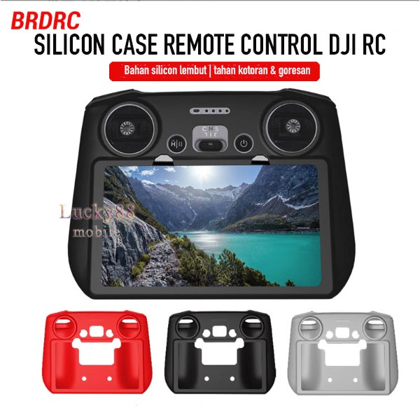 BRDRC Casing Cover Silikon DJI RC For DJI Mini 3 Pro Mavic 3 Case Pelindung Remote Control Layar Aks