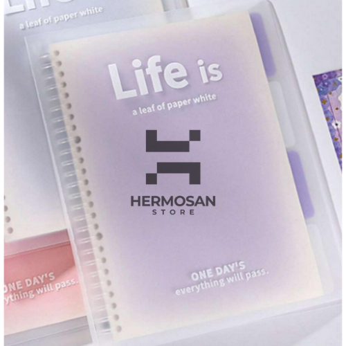 

Buku Tulis Perlengkapan Anak Sekolah Binder Notebook Memo Note Lucu Estetik Korean Style
