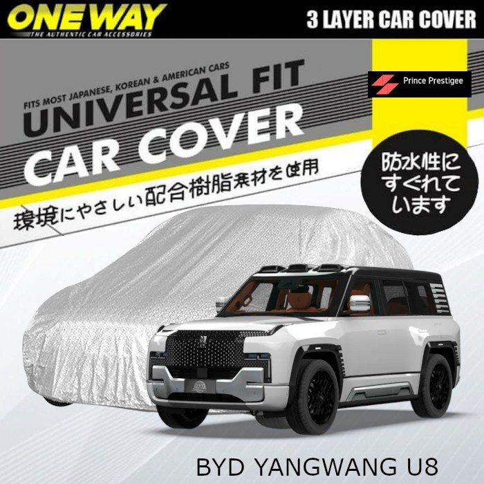 Cover / Sarung / Pelindung Mobil BYD YANGWANG U8 One Way Triguard Waterproof