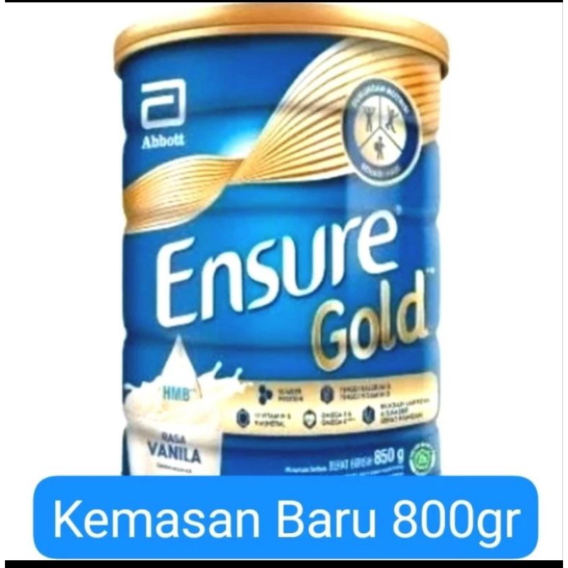 

ensure gold rasa vanila 800g