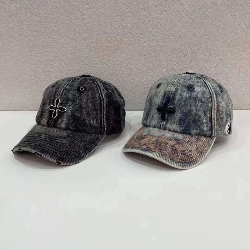 topi bisbol smfk jeans denim hat import caps baseball mewah