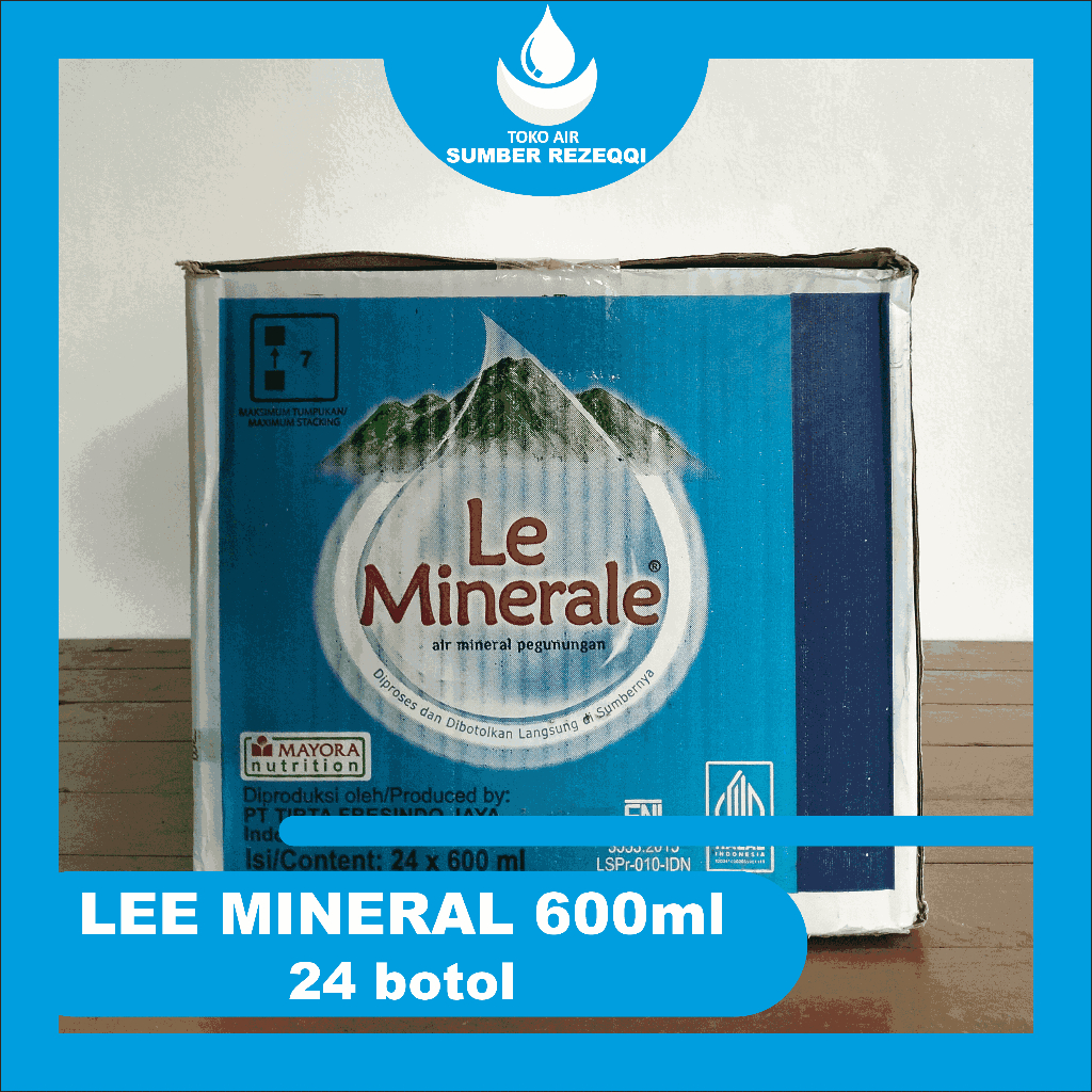 

LEE MINERALE BOTOL 600ml (24 BOTOL) AIR MINERAL