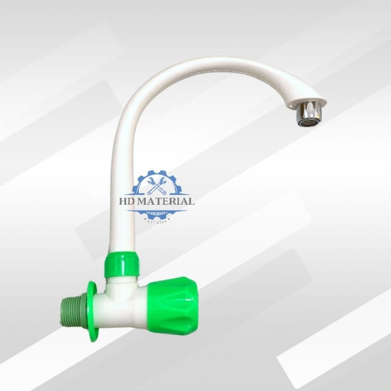Kran Angsa PVC / Kran Angsa Plastik / Kran Cuci Piring PVC / Kran Wastafel PVC / Kran Plastik / Kran