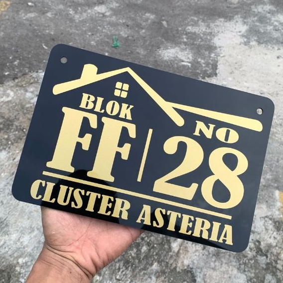 NOMER RUMAH NOMOR RUMAH AKRILIK CUSTOM