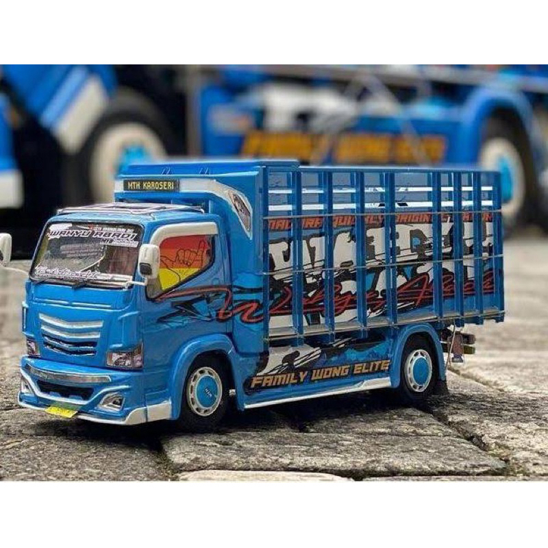 Truk Oleng Full Variasi - RC Miniatur Truk - Truk Oleng Dari Kayu Asli - Mainan Anak