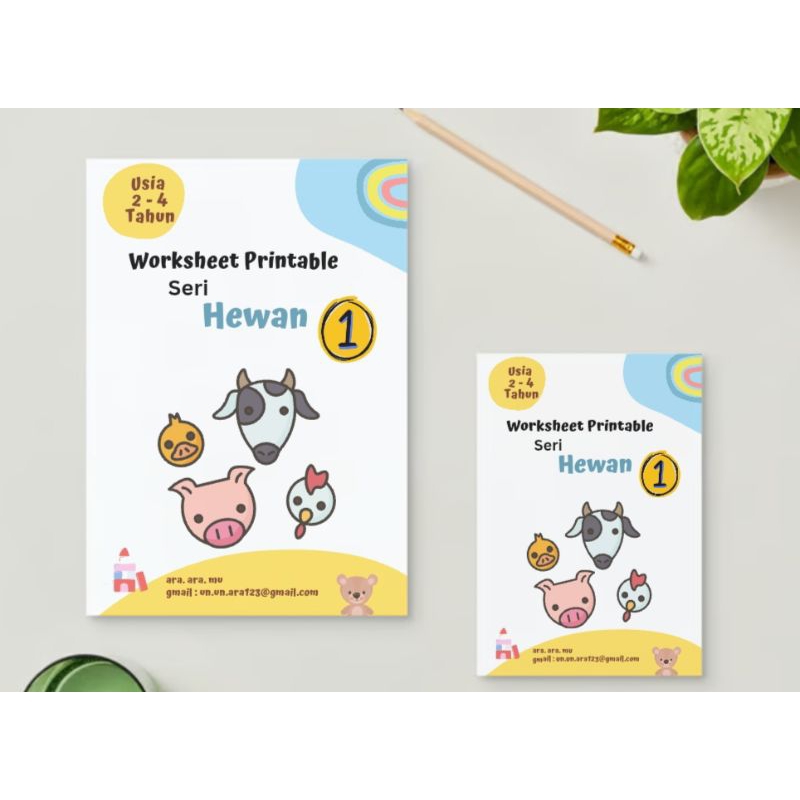 Worksheet Printable Seri Hewan