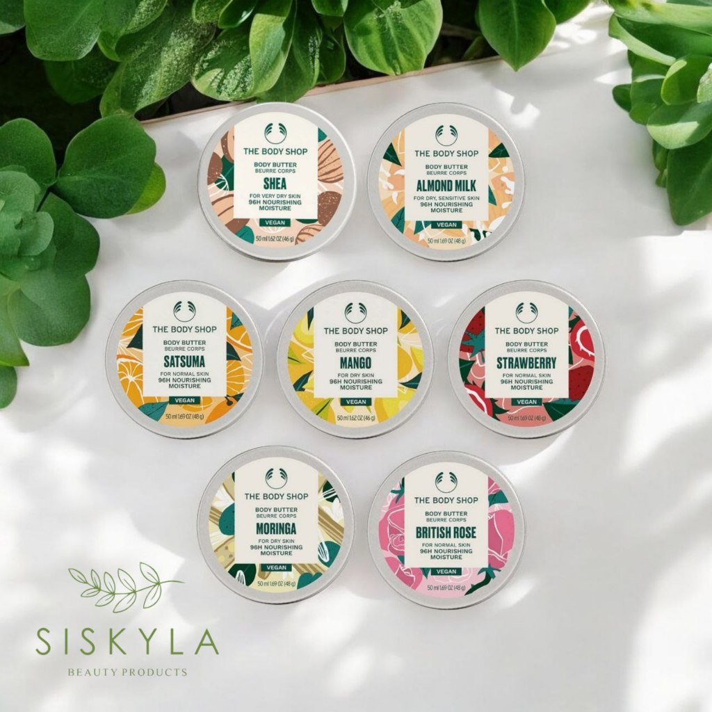 The Body Shop Body Butter & Body Scrub Travel Size 50 ML