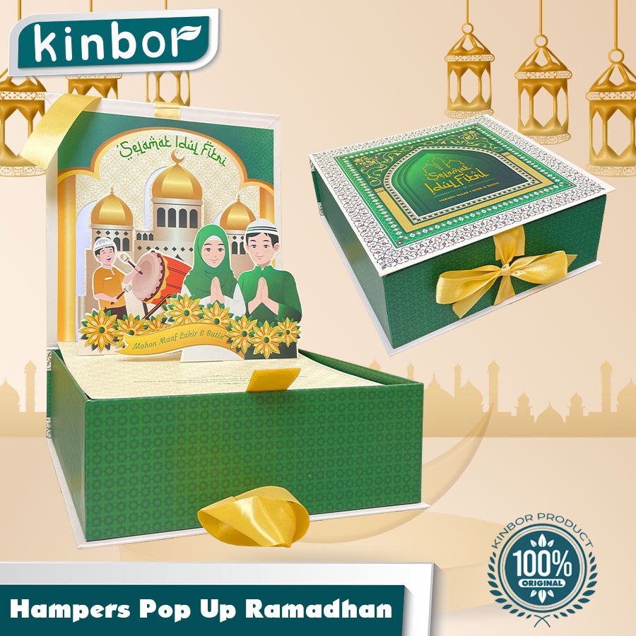 

Box hampers pop up Ied mubarak/Gift box lebaran/ kotak kado Idul fitri