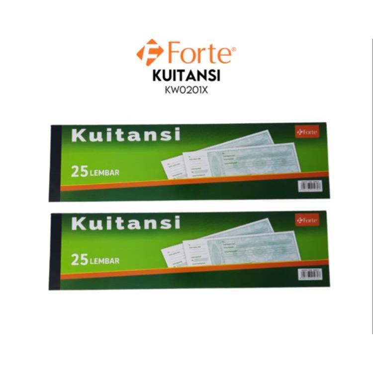 

BUKU KWITANSI SEDANG FORTE ISI 25PLY