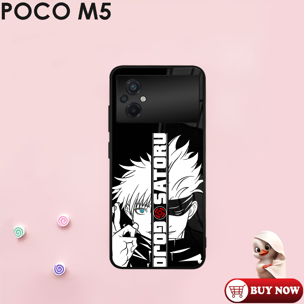 [ST15] Case Glossy POCO M5 |  M4 PRO | M3 4G | Casing Kilau Pic HD Motif JUJUTSU KAISEN| Case Kekini