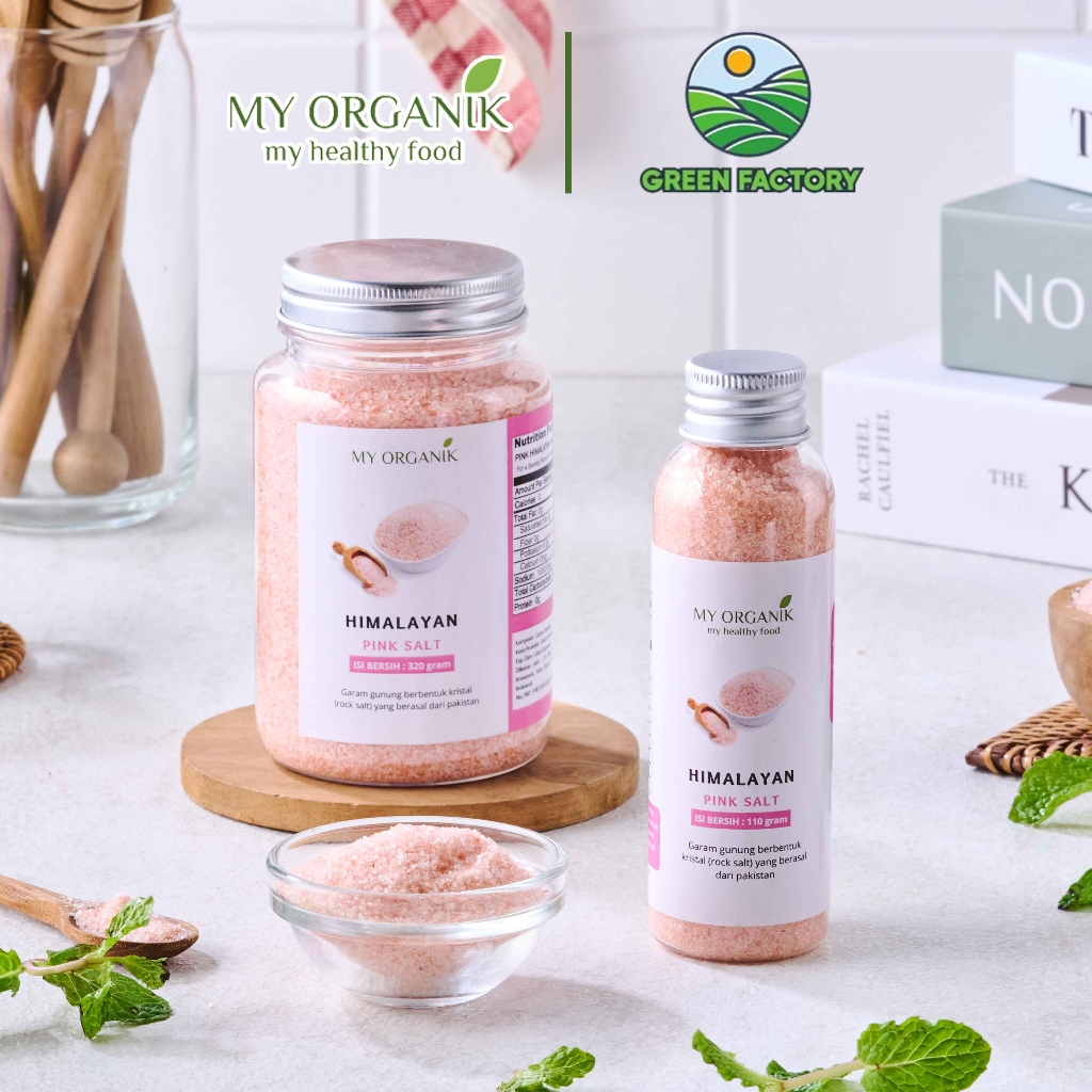 

My Organik Garam Himalaya Original 320 gr Asli Organik Garem Himalayan Salt Himsalt Organic MPASI