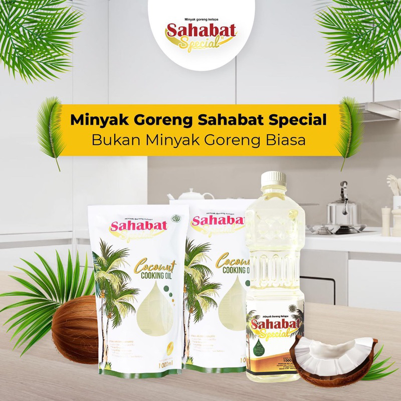 

Minyak Goreng Kelapa Sahabat Spesial Natural Coconut Cooking Oil 1L 2L 5L