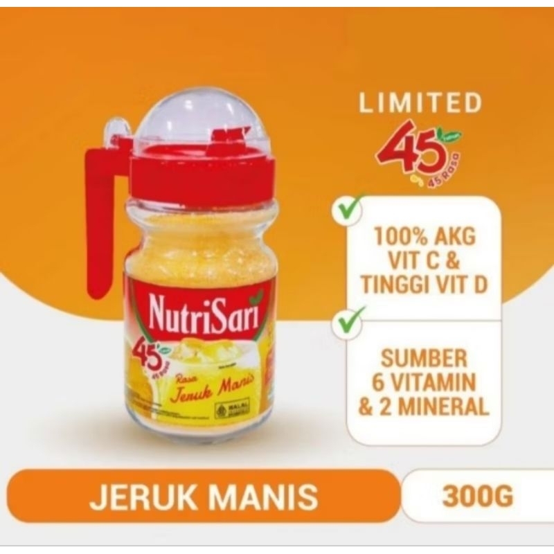 

Nutrisari Jeruk Manis NutriSari 300g