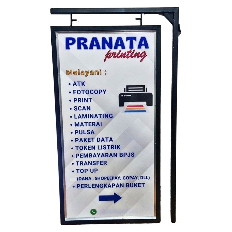 

PAPAN NAMA AKRILIK 50x100
