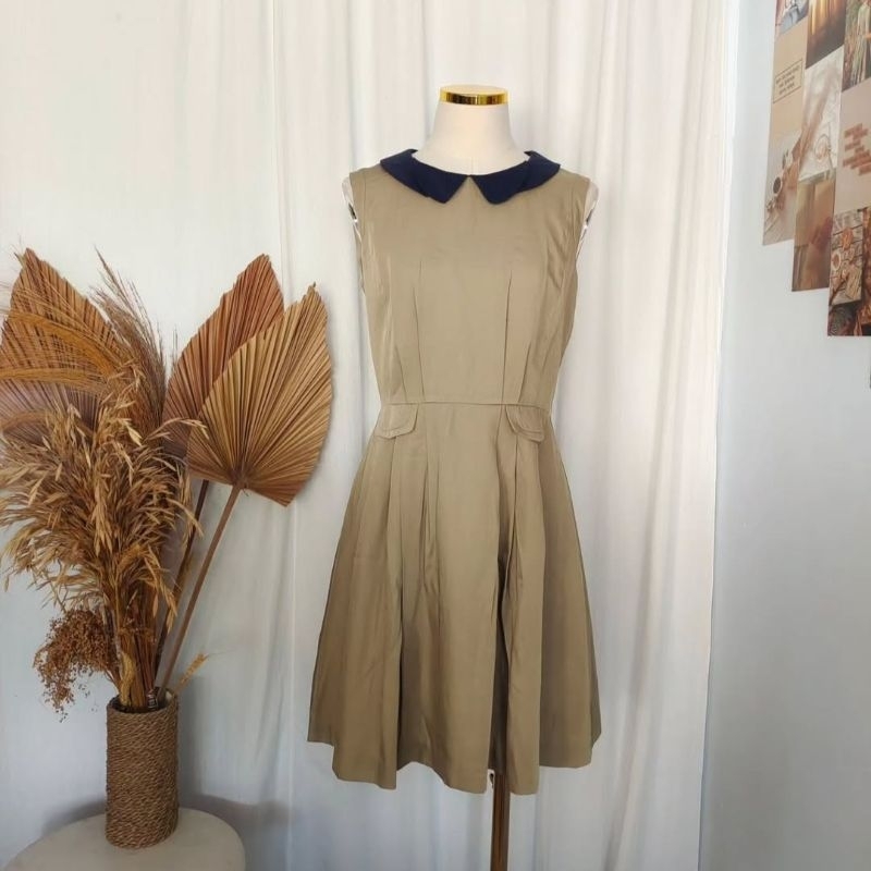Olive Des olive Mini Dress