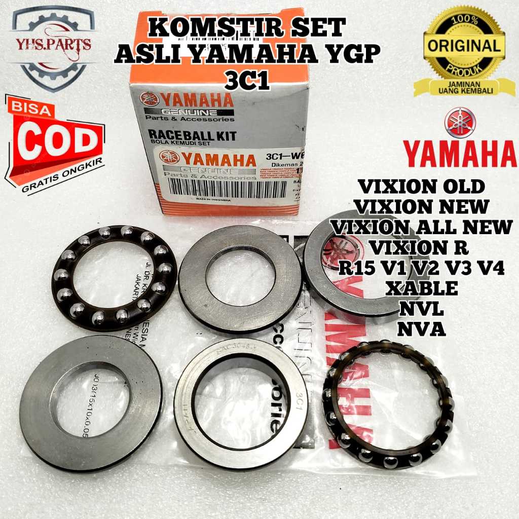 ASLI ORIGINAL KOMSTIR COMSTIR LEHER YAMAHA YGP 3C1 VIXION OLD NEW NVL NVA R R15 V2 V3 V4 XABLE 150
