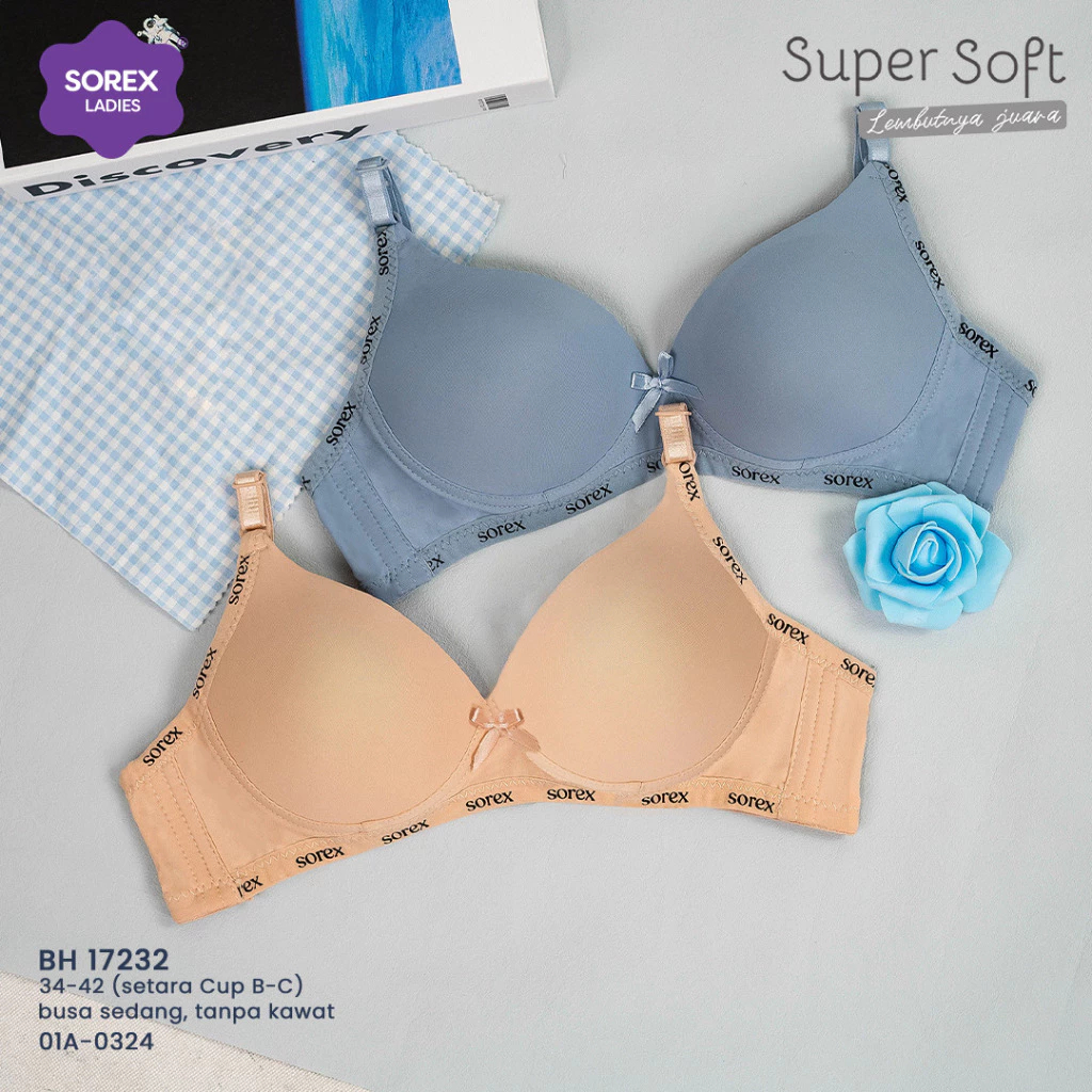 BH HARIAN SOREX 17232 BH BUSA TIPIS TANPA KAWAT