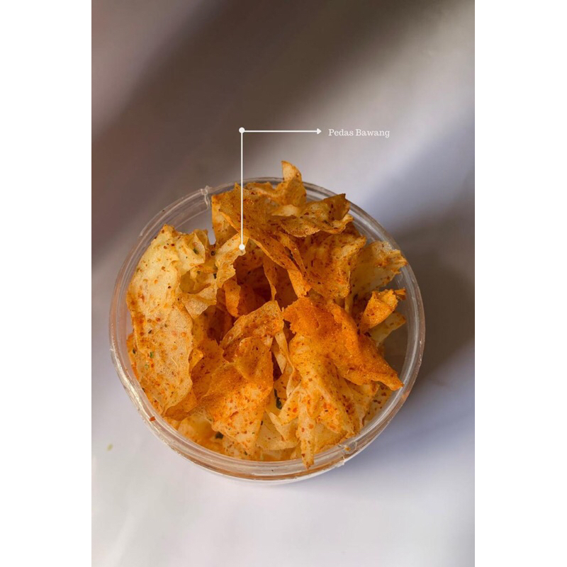 

Kripik varian pedas bawang 500 gr