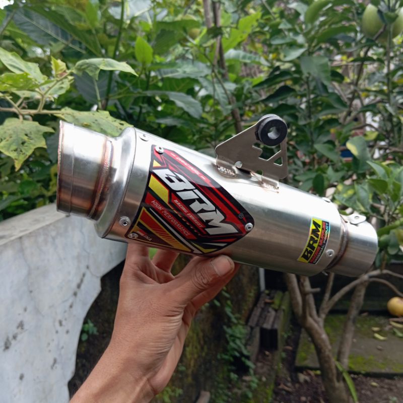 Slincer knalpot BRM PRO C, PROLINER inlet 50mm ORIGINAL