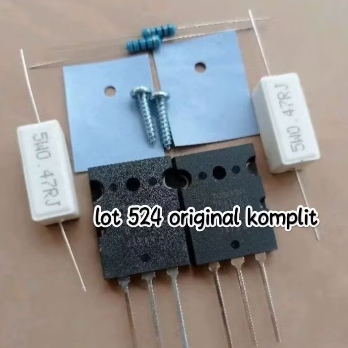 transistor Toshiba 524 original lengkap