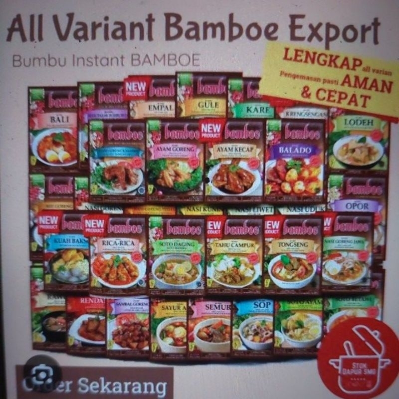 

All Variant Bumbu Bamboe Indonesia