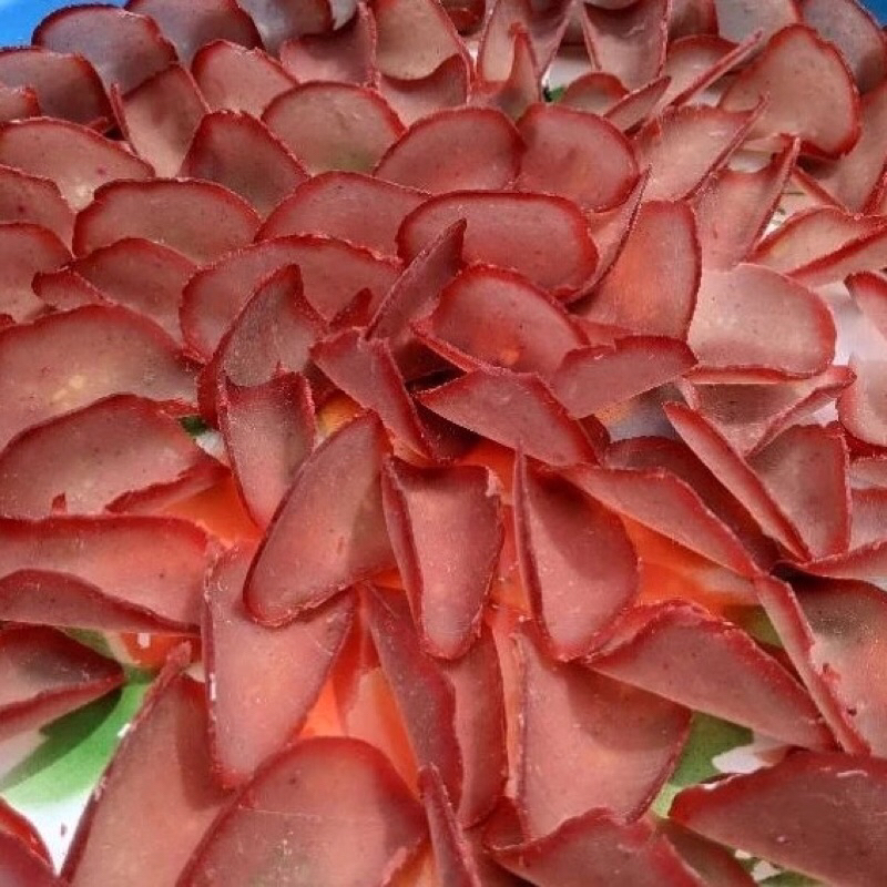 

KERUPUK SAGU MERAH ORIGINAL OLEH-OLEH KHAS KEPULAUAN MERANTI RIAU