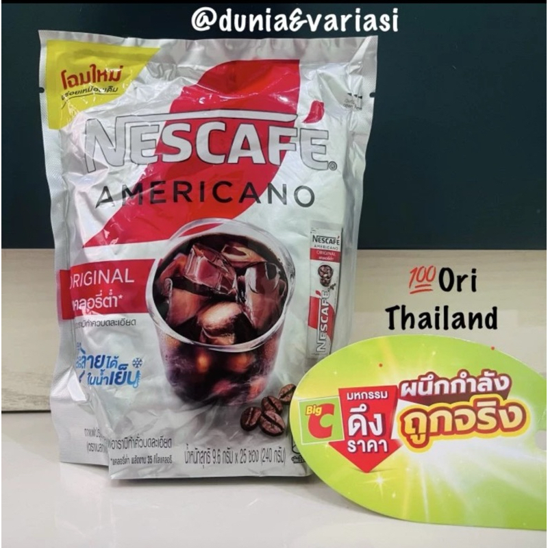 

Kopi Instan Nescafe Americano Rasa Original