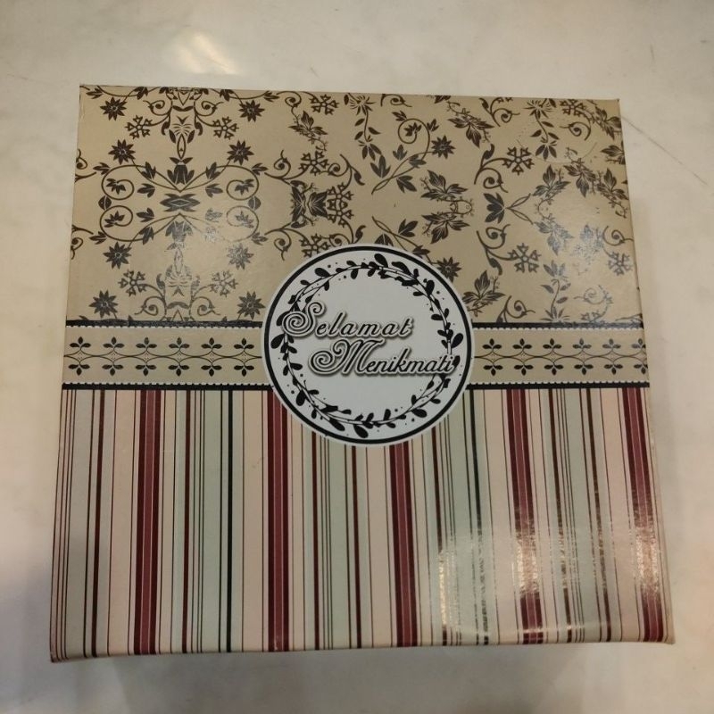 

10 Pcs Dus Nasi/Catering Simpack model lem Duplek (20x20x7 cm)