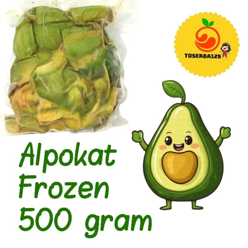 

Buah beku alpokat avocado buah beku 500gram - TOSERBA125