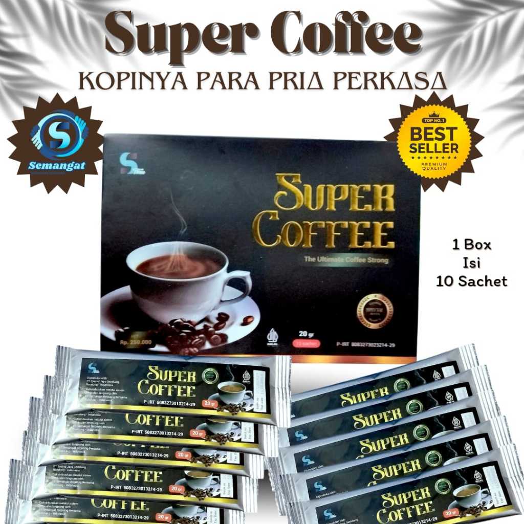 

SUPER COFFEE 1 BOX ISIS 10 SACHET ORIGINAL 100% BISA BAYAR DI RUMAH PENGIRIMAN CEPAT