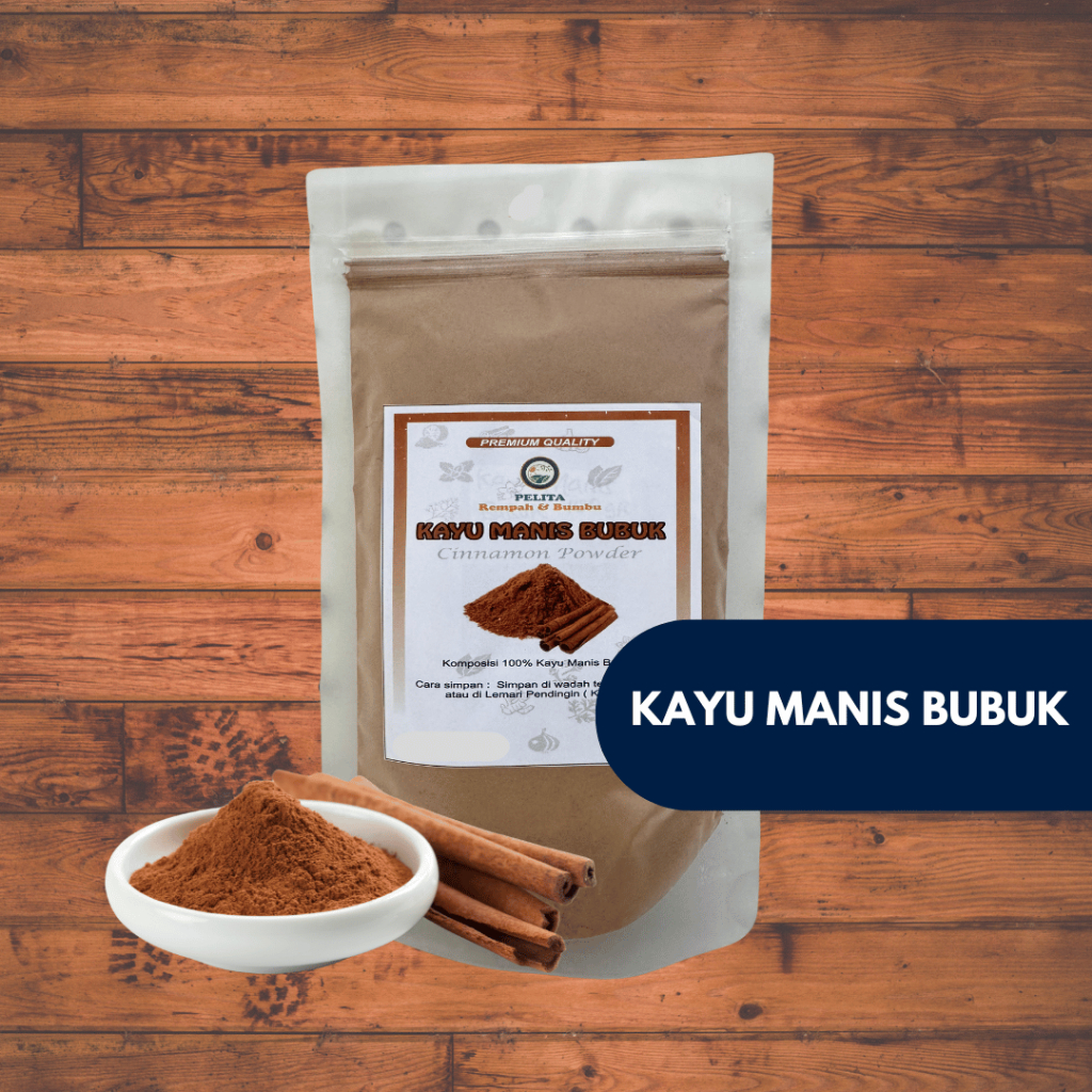 

Kayu Manis Bubuk 100gr / Cinnamon Ground 100gram