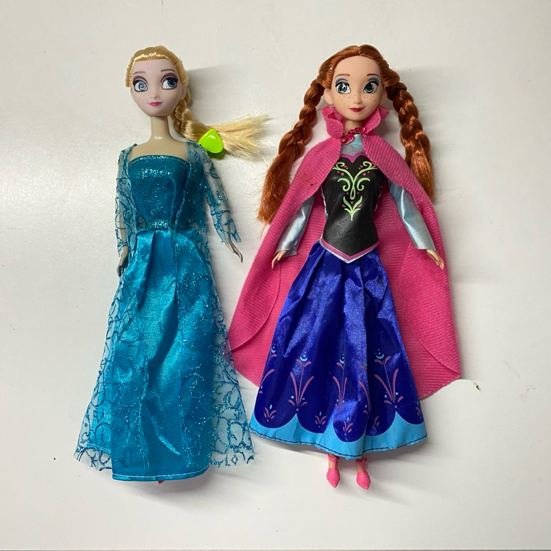 Boneka Barbie Frozen Elsa Anna Preloved