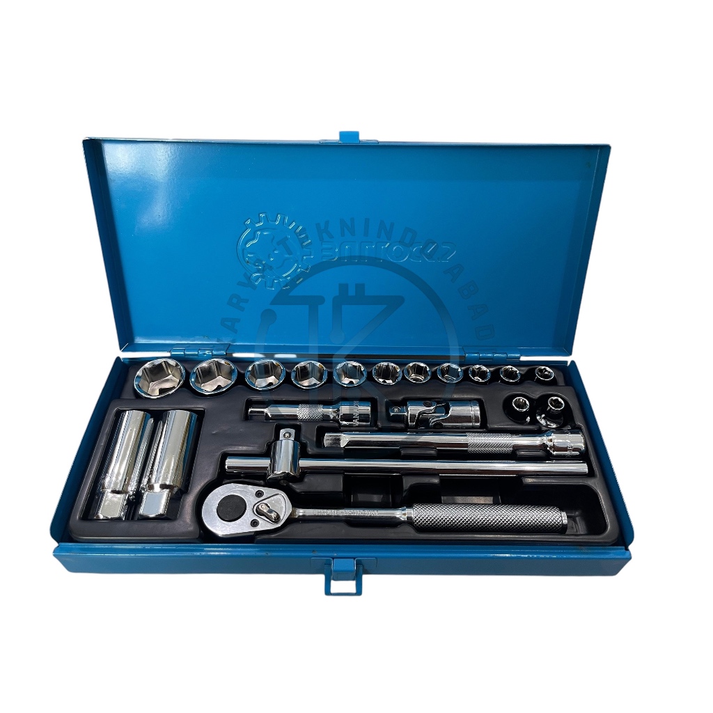Kunci Sock Set 20 pcs Bullock 3/8" 6PT/ Socket Wrench Set 20 pcs Bullock 3/8" 6PT