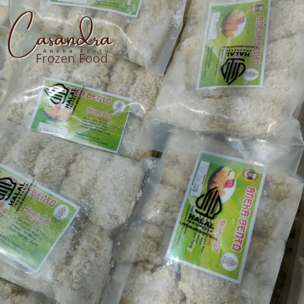 

Bento Shrimp Roll Isi 10 Pcs Olahan Daging Udang Gulung