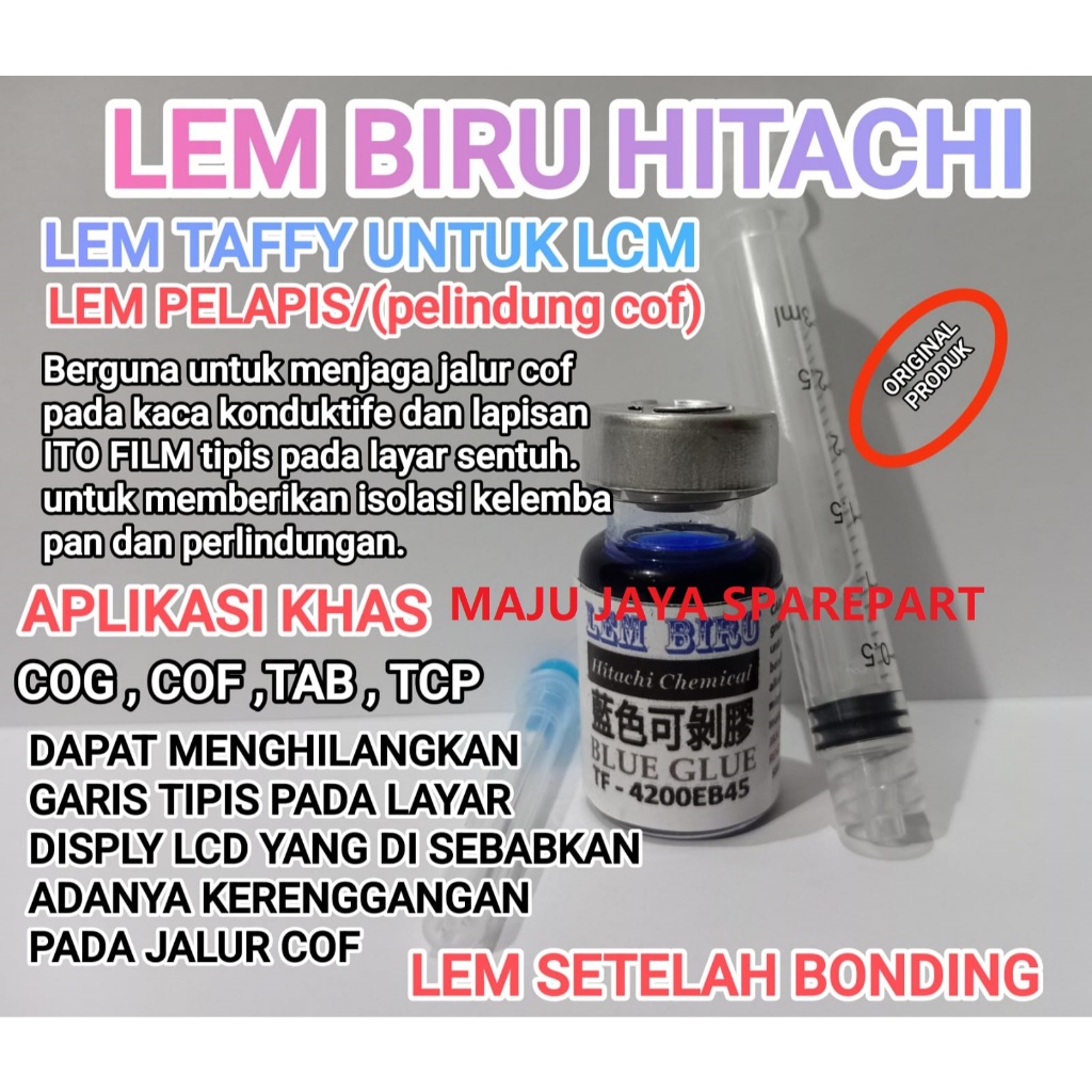 

BLUE GLUE T -4200 EB / TF-4200EB lem untuk perbaikan layar disply LCD 0