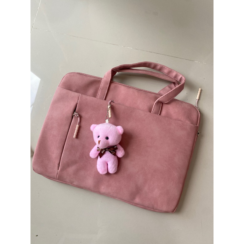 Tas Laptop Pink
