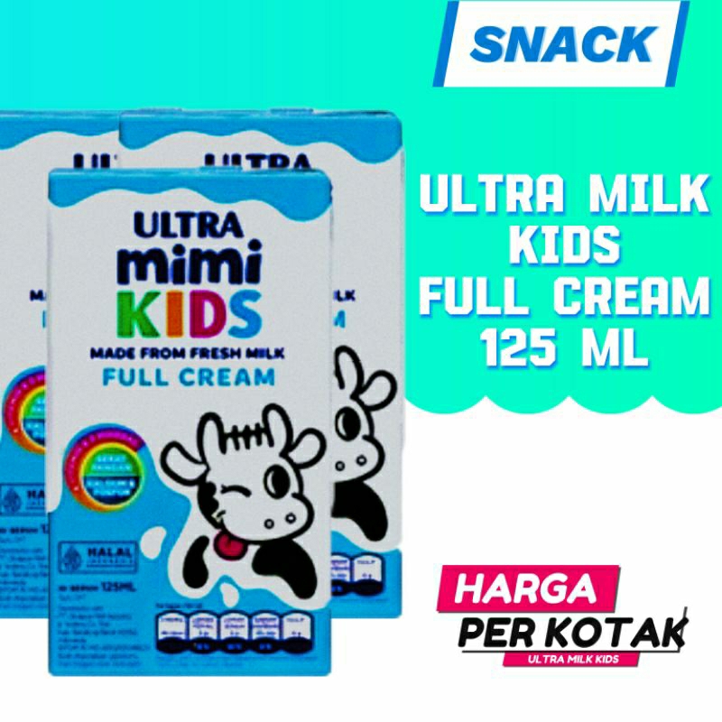 

Ultra Mimi 125 Ml, Full Cream, Vanilla, Stroberi, Coklat