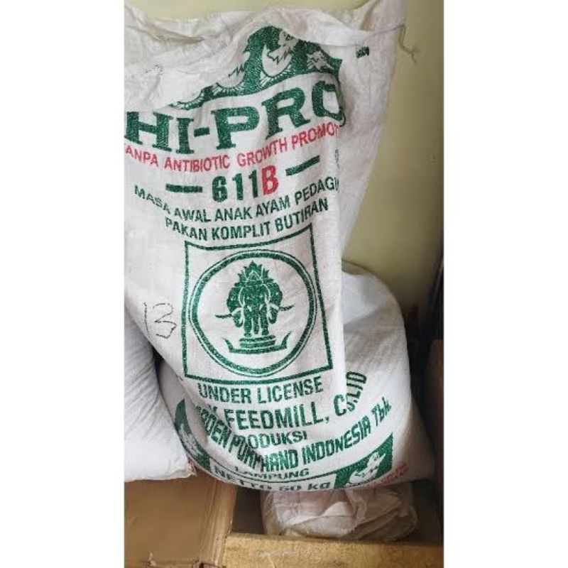 Por ayam Hi-Pro-Vite Bravo 611/ Por ayam bravo 611/ por ayam Pedaging/ harga per kg