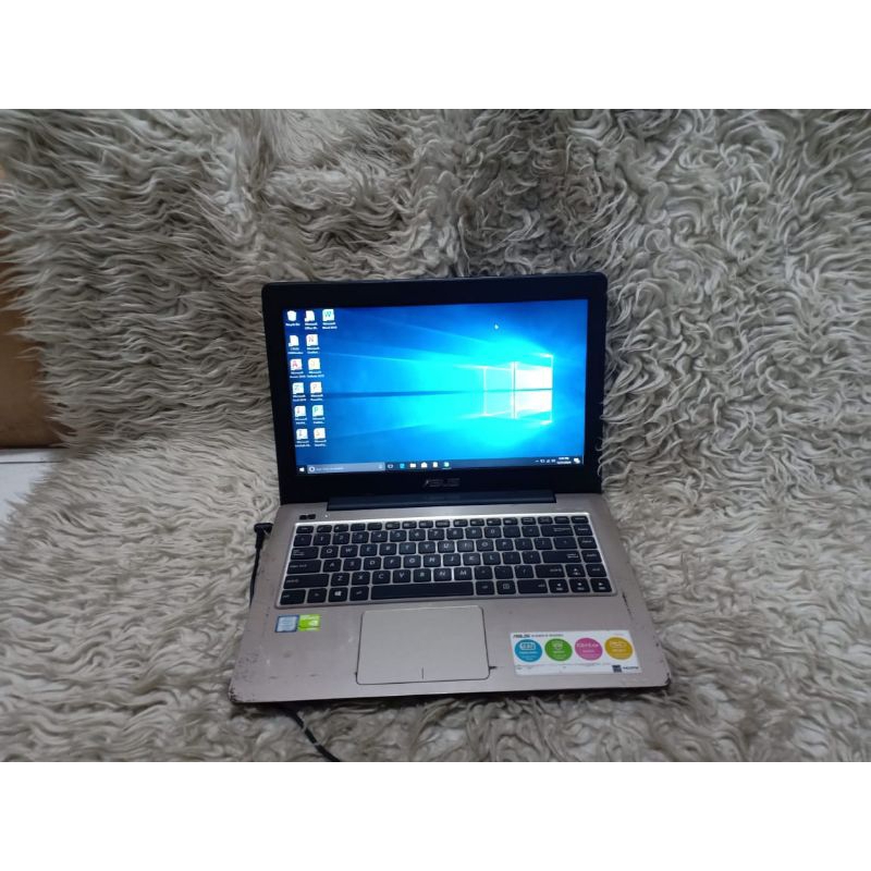 Laptop Asus A456U core i7-7500U Ram 8GB hdd 1000GB VGA nvidia 940MX seri gaming baterai baru (Z1018)