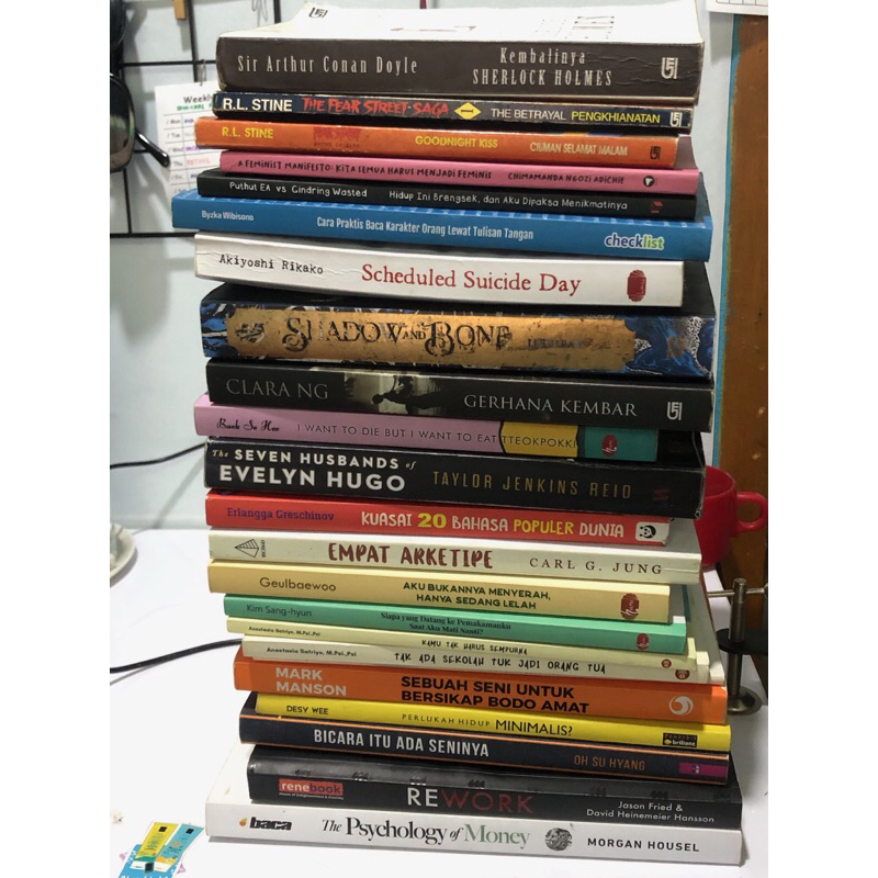 [UPDATED] Preloved Buku Novel Non Fiksi Inggris Indonesia Bekas Murah Baca Deskripsi