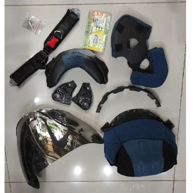 Paket Busa helm ink Centro fullset + tali helm + kaca ink Centro ink Centro