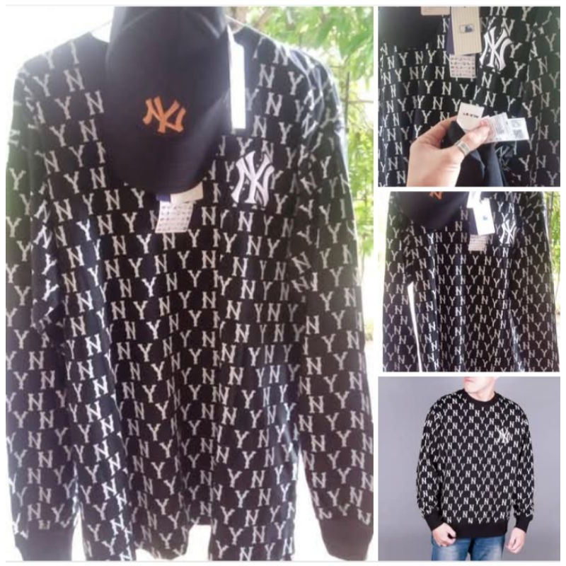 Sweatshirt MLB NY YANKEES MONOGRAM Black