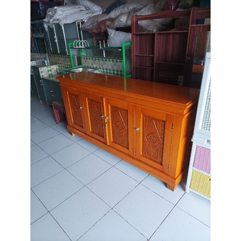 lemari tv kayu minimalis / meja tv rata / bufet tv rata kayu minimalis / meja tv kayu /