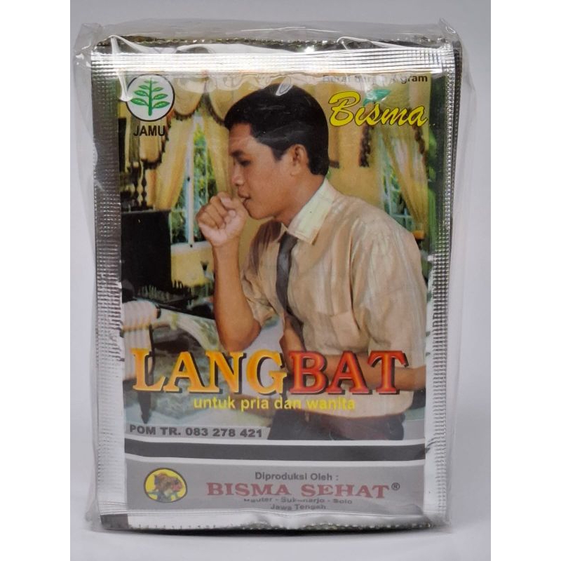 

Jamu Batuk Bisma Sehat /Langbat kemasan baru pack isi 10sachet.