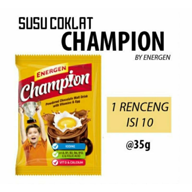 

Energen Champion Susu Coklat