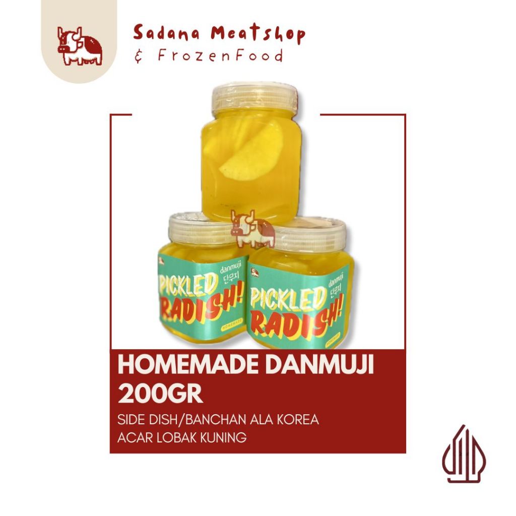 

Danmuji Yellow Pickled Radish Homemade 200gr