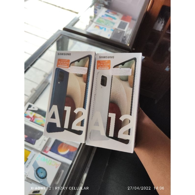 Samsung A12 4/128 Blue/White Baru