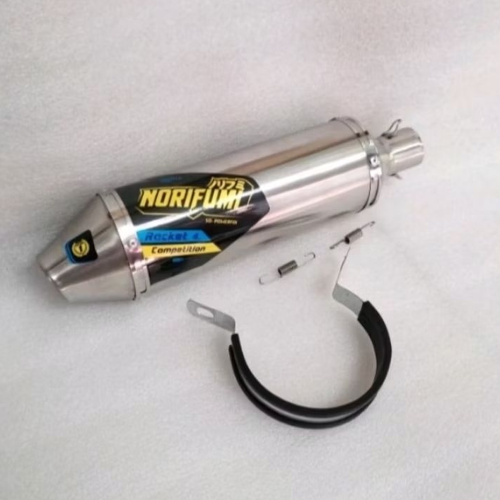 NORIFUMI rocket4 canister only inlet universal/Exhaust racing muffler Norifumi rocket4 stainless