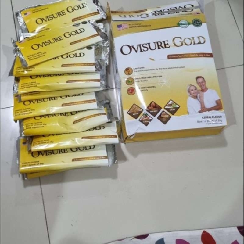 

2 Box Susu Ovisure Gold Asli Original Bpom Resmi