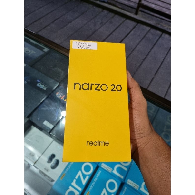 Realme Narzo 20 4/64 Silver Baru